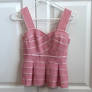Anthropologie peplum top